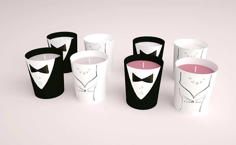 long lasting scented cup candles