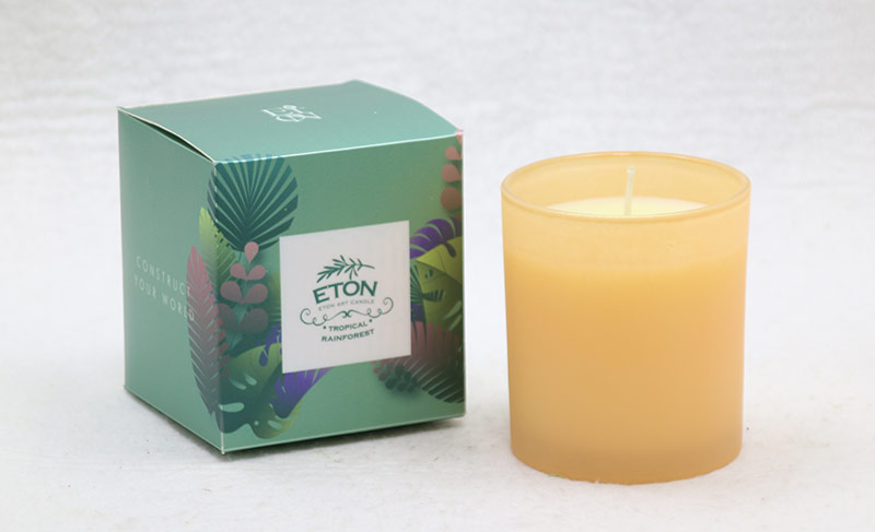 soy wax glass jar candle
