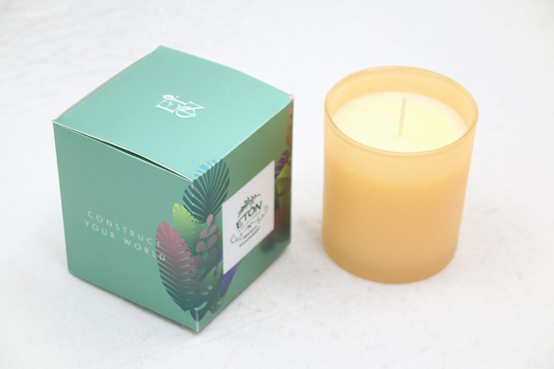 soy wax glass jar candle