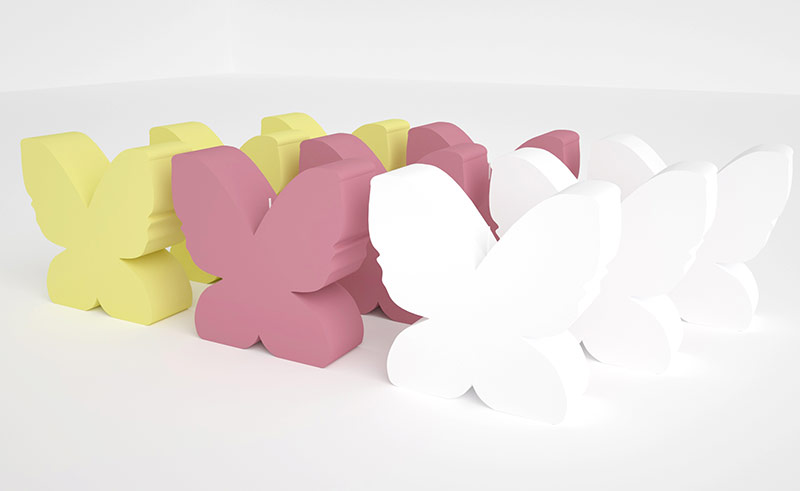 bulk art butterfly candle