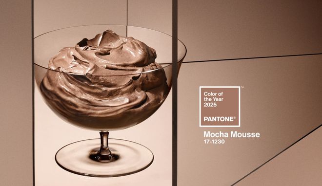 The popular color in 2025 - Mocha Mousse.